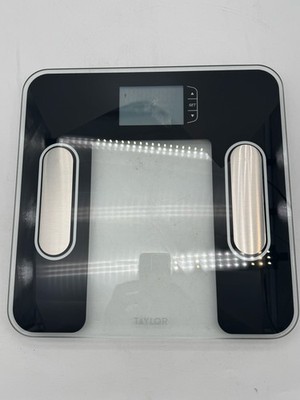 Taylor Smart Body Composition Scale Bluetooth App 400 lb Capacity Glass