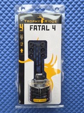 NEW IN PACKAGE Trophy Ridge FATAL 4 Right Or Left Handed Bow Sight Hunting 4 pin