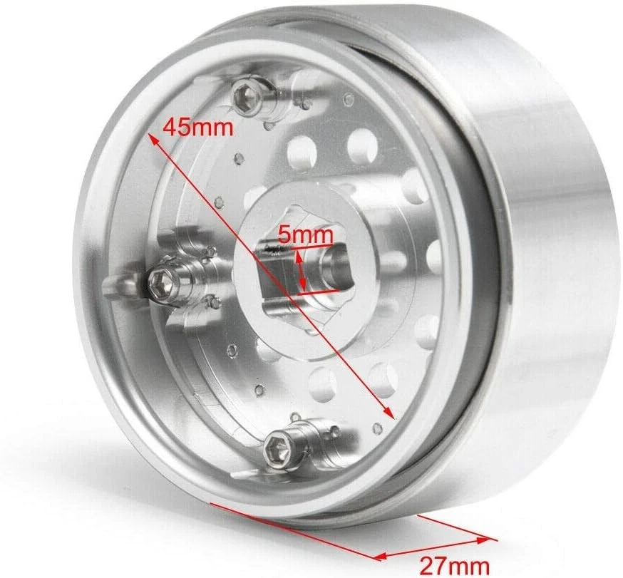 1.9" Alloy Beadlock Wheels for RC Enthusiasts - Image 4 of 4