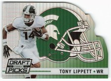 2015 Tony Lippett Panini Prizm Collegiate Draft Picks Helmet Die Cut Rookie
