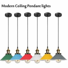 Pendant Light Vintage Industrial Metal Ceiling Shade Modern Hanging Retro Light