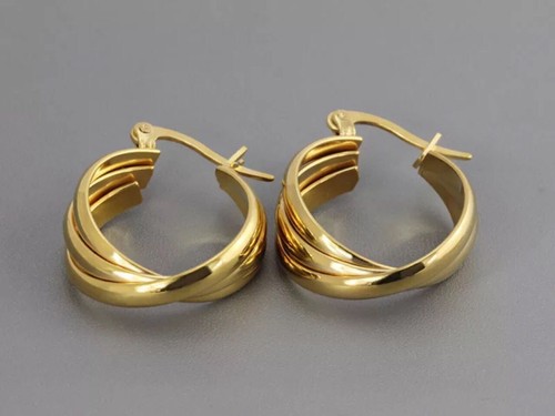 9ct GOLD FILLED HOOP EARRINGS - Picture 4 of 7