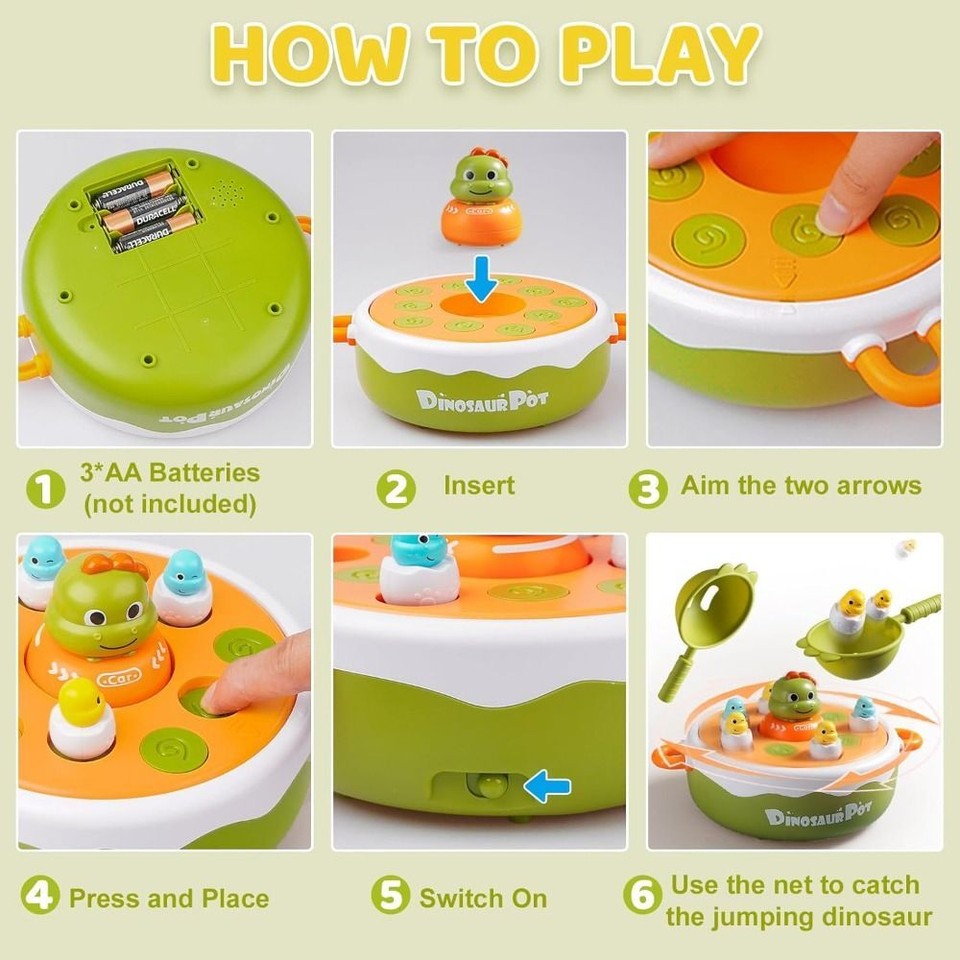 Dinosaur Pop Up Board Games for Toddler Kids Age 3+ eBay