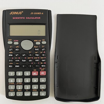Joinus Scientific Calculator Model JS-350MS-A Tested Working Batteries Not Incl.