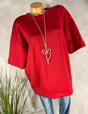 NEU oversize NEOPREN TShirt Top  BASIC Italy ROT 38 40 42