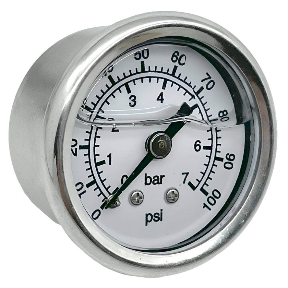 Oil Filled Fuel Pressure Gauge. High Pressure. Injection 0-7 BAR
