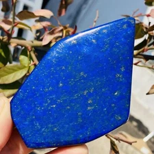 246g   lapis lazuli free form, rolling polished rough stone from Afghanistan