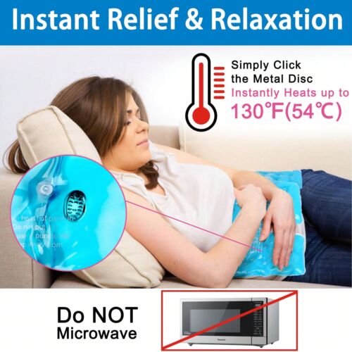 Neck Shoulder Heating Pad - Adjustable, Reusable Gel, Hot/Cold, Gift - Picture 4 of 16