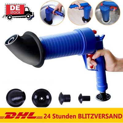 Pneumatischer Rohrreiniger Mit Druckanzeige - Schnelle Abflusshilfe Ohne Chemie Für Toilette & Waschbecken