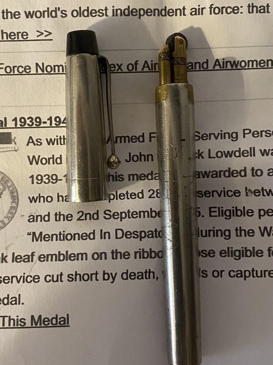 WW2 Trench Art Lighter And Burma Star UK