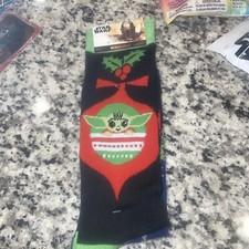 Disney Star Wars Mandalorian Baby Yoda The Child Grogu Socks 2 Pair