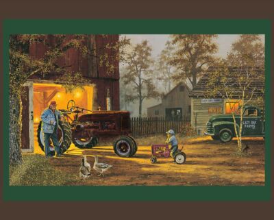 Common Ground 45'' Wide Cotton Panel Fabric