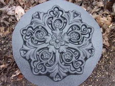 Scallop tile mold plaster rapid set cement all casting mold 10" x 1/2" thick