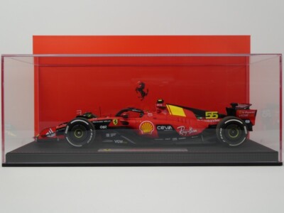 Ferrari SF-23 55 Carlos Sainz Jr F1 Pole Position 3ème Italie Monza 2023 Bburago BU01682 - Miniatures Autos Motos