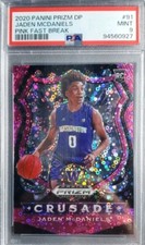 2020-21 Prizm Draft Picks - Crusade Pink Fast Break #91 Jaden McDaniels (RC) /25