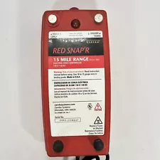 Red Snap'R 15 mile range model 66B electric fence controller 110v-60hz Untested