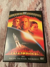 Armageddon DVD, 1998 Digitally mastered widescreen edition. Bruce Willis
