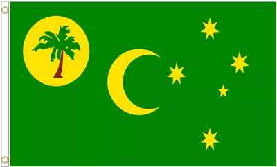 Cocos Keeling Islands Australien Polyester 5 Fuß x 3 Fuß Flagge