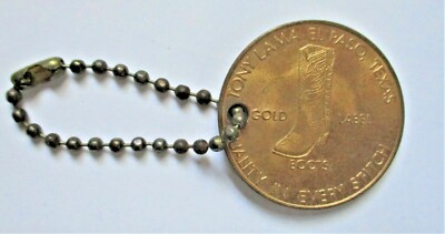 TONY LAMA Advertising Keychain -Quality Boot Making Over Sixty Years, El Paso TX