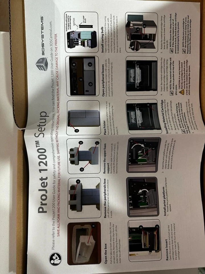 Impresora de sistemas 3D profesional ProJet 1200 Micro SLA Foto 4 de 4