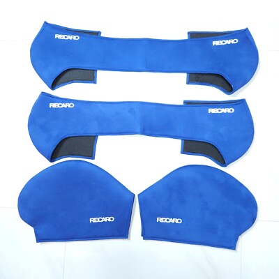 RECARO  blue Seat Side Cover Backrest Side Over SR-2/3/4/5  set 4 pie