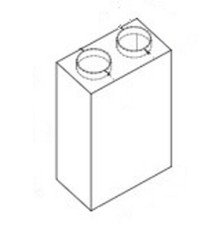 Heizeinsatz Nachheizkasten Buderus NK 52 E-062 HLS116 HLS216 H107 H105 HLV115