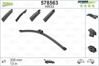 Valeo 578563 HR33 Hydroconnect Rear 34Cm FüR Audi BMW Ford Land Rover