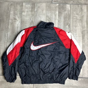 mens red nike windbreaker