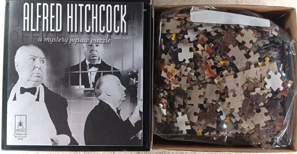 Rompecabezas Alfred Hitchcock 1000 piezas fiesta misterio asesinato Foto 4 de 4