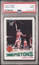 1977 Topps #121 Chris Ford PSA 9 Mint Looks Gem Mint