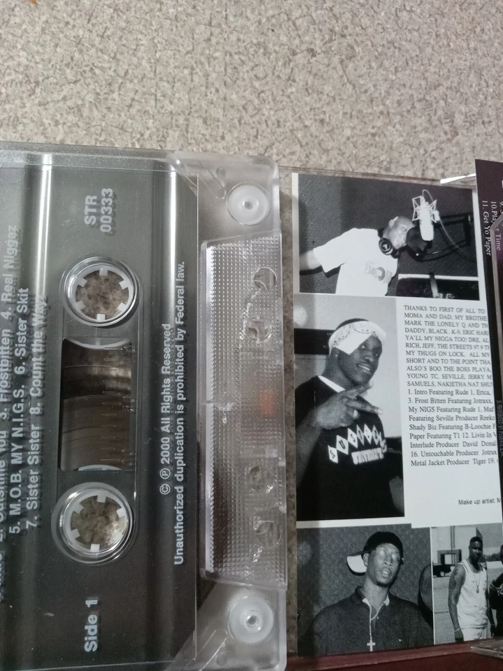 BLOA / M.O.B. Кассетная лента MY N.I.G.S гангста протестирована работает 2000 оригинальная - Изображение 3 из 4