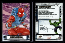 2024 Marvel Beginning Vol 2 Series 2 First Draft Sketch Cards Spider-Man 1/1