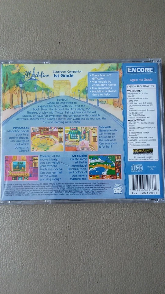 1st Grade Classroom Companion Software - by ENCORE. Windows XP and Mac (CD-ROM) - Image 2 of 2