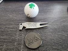 Rare PXG Darkness Skull Limited Edition Black Golf Ball Marker SiV Divot Tool     