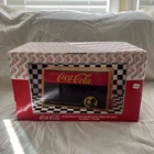Coca-Cola Wooden Chalkboard Bread Box Vintage 1996