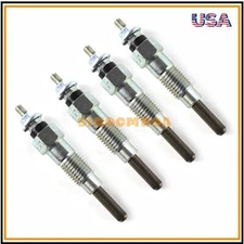 4PCS Glow Plugs for Yanmar 4D98E 4TNE98 4D94E 4D94LE Forklift Excavator Loader
