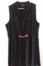 Beautiful WOMENS 3X Sleeveless Layered Summer Career Travel DRESS Always Indigo
