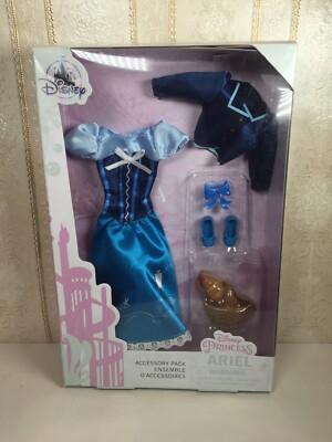 Disney Store Mode Pack - Ariel Zubehör Pack kleine Meerjungfrau Prinzessin Puppe