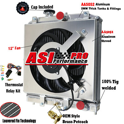 3 ROW Radiator Shroud Fan Relay For Honda Civic EG/ EK/ DEL/ SOL EG/INTEGRA MT