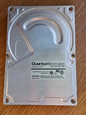 Quantum ProDrive LPS 270S TB27S011 SCSI 50-Pin 270MB 3.5'' Internal Hard Drive