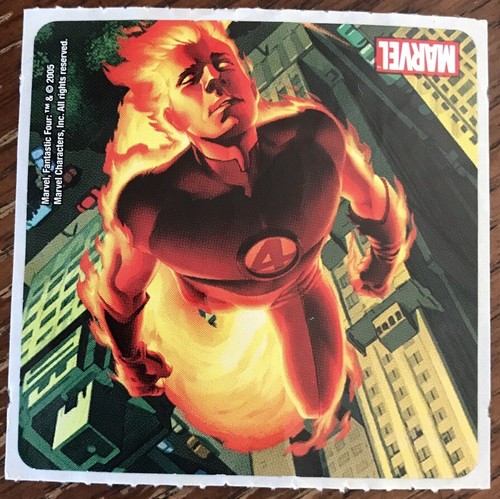 Fantastic Four Human Tour and The Avenger’s Iron Man Rare Stickers 2008 Disney - Picture 2 of 3