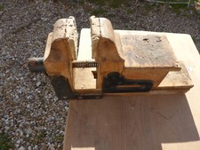 Ancien Outil ETAU établi Bois et Métal Atelier