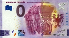 Zero Euro Note - 0 Euro Note - Albrecht the Bear 2022-1