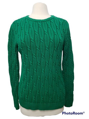 Lands End Women's Green Drifter Chunky 