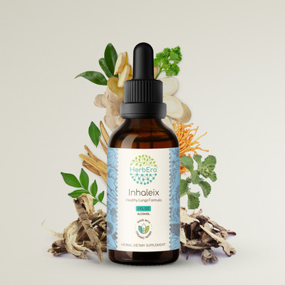 HerbEra Inhaleix Tincture. Healthy Lungs Formula