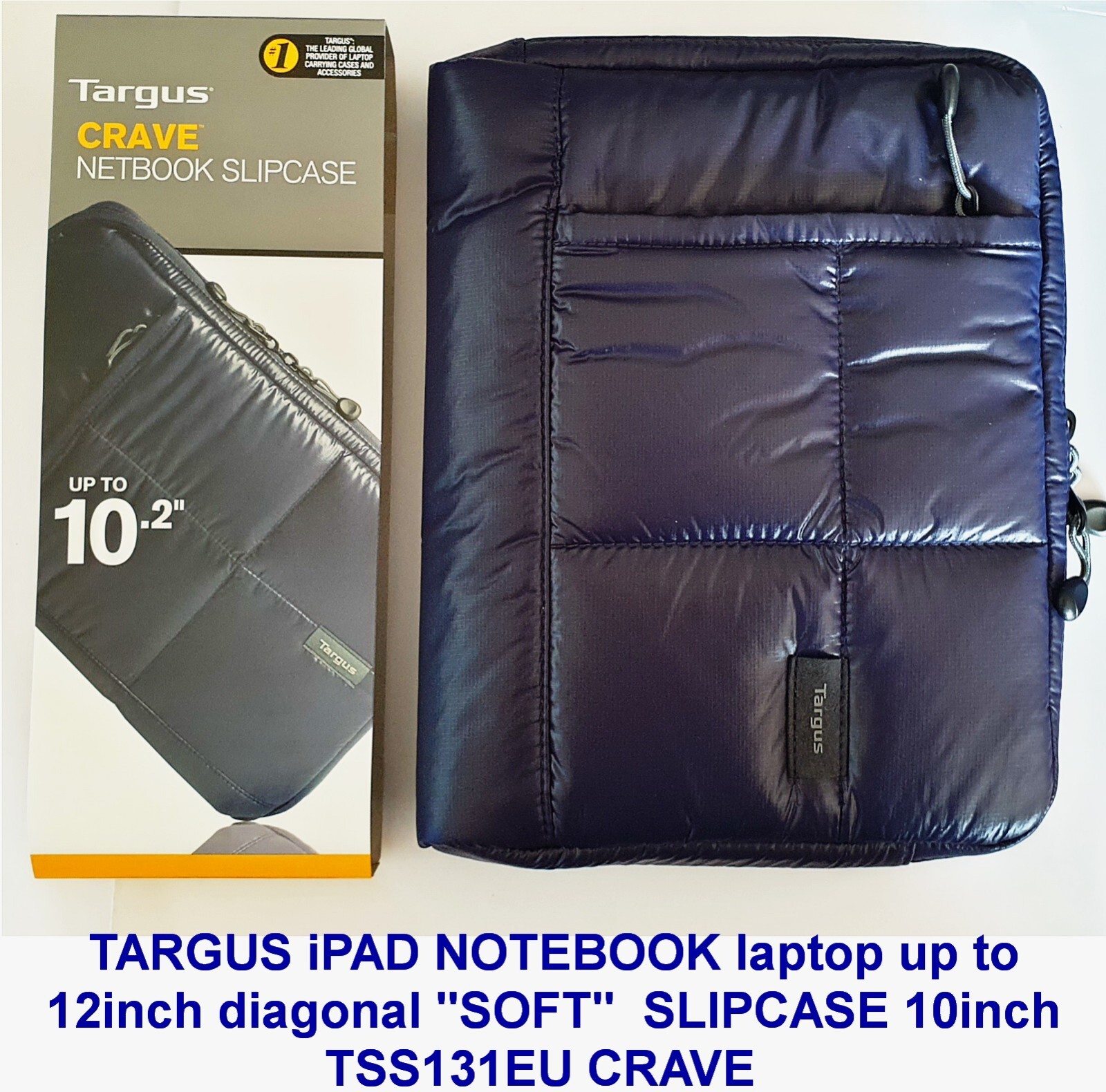 TARGUS iPAD Box of 5x SLIPCASEs laptops up to 12inch diagonal 10"" TSS131EU CRAVE