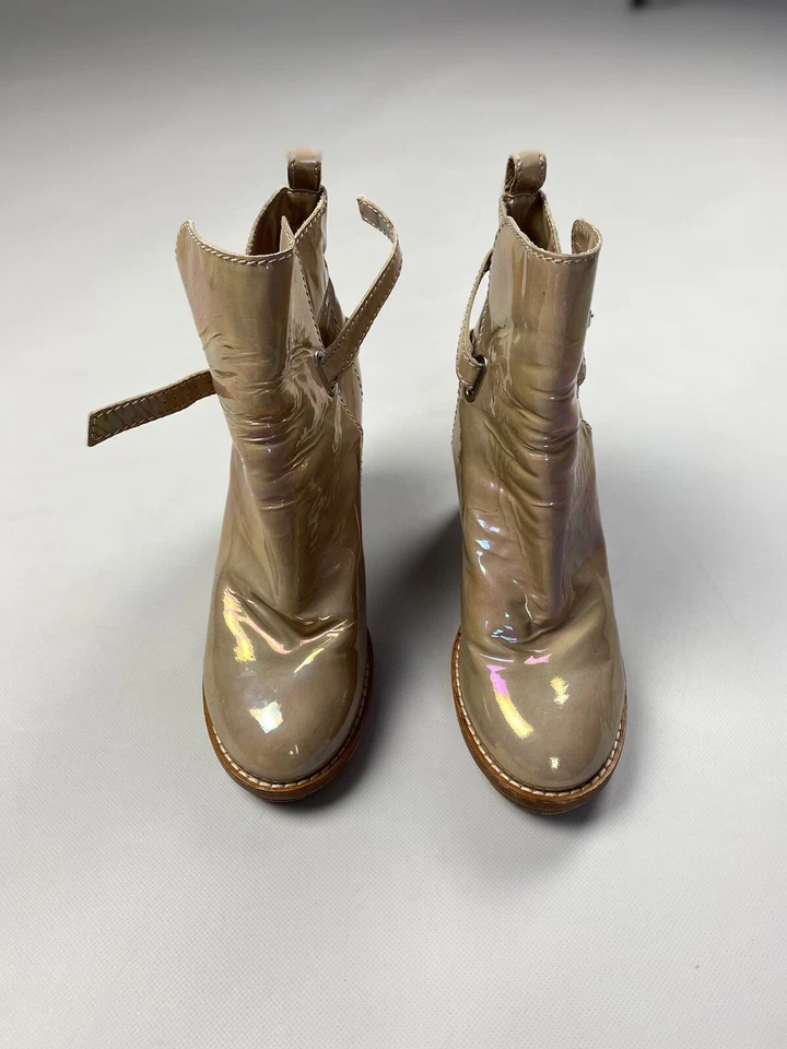 Acne Studios ladies leather heels boots size 40 - Image 4 of 4