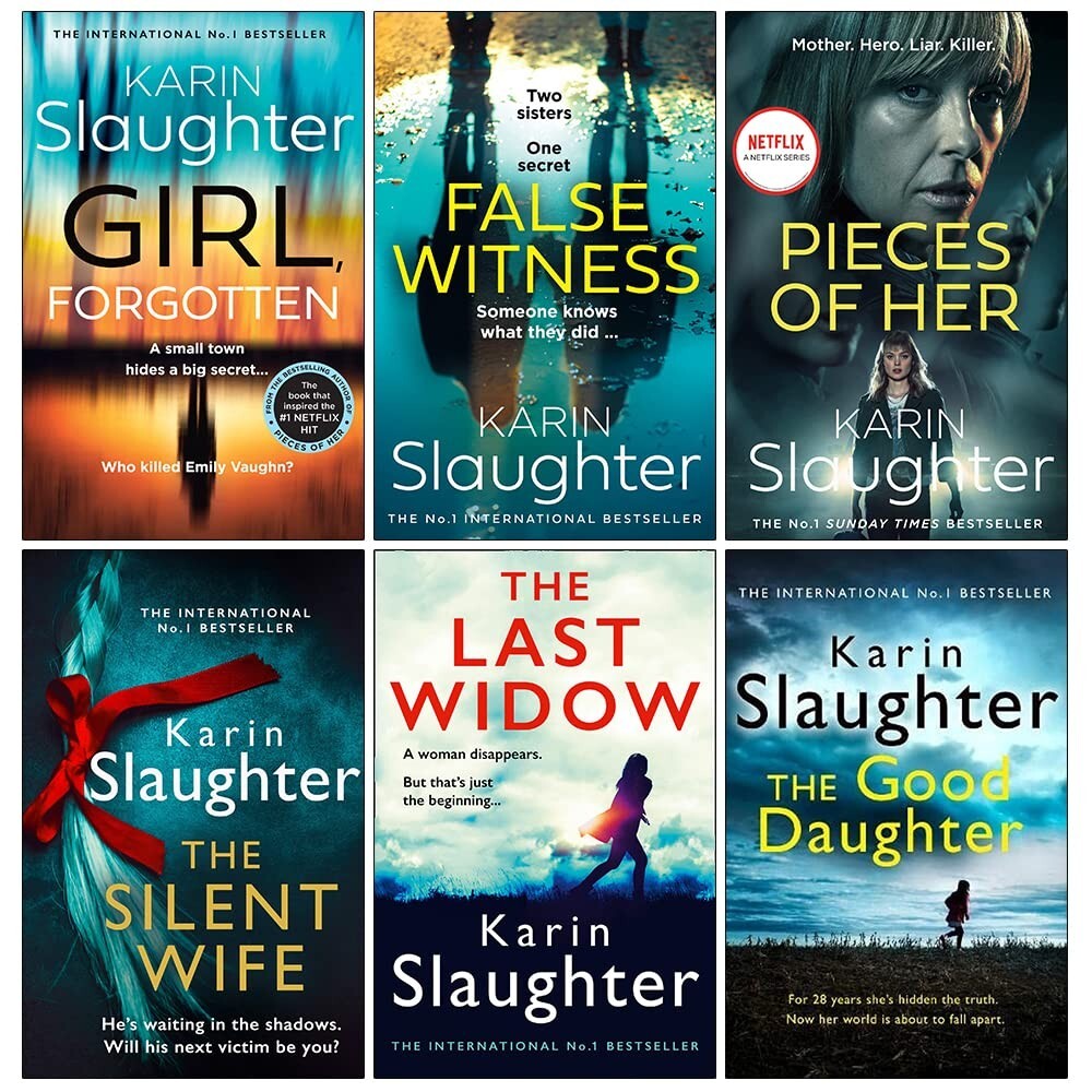 Karin Slaughter Collection 6 Books Set (Good Daughter, Last Widow, Silent Wife)