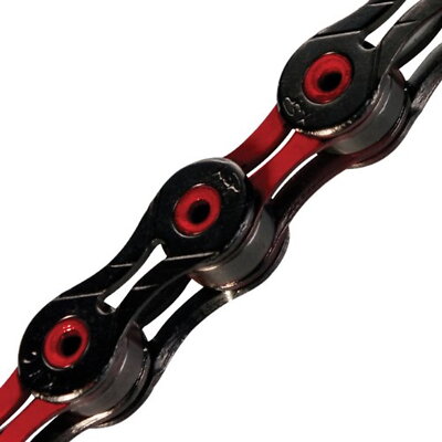 KMC X10SL DLC Bike Chain Red 10 Speed 116 Links 1/2 x 11/128'' New In Box