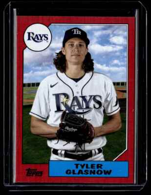 2022 Topps Archives Red Tyler Glasnow 14/75 Tampa Bay Rays #237